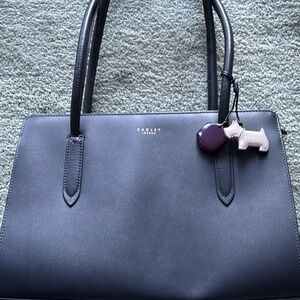 navy blue leather Radley London